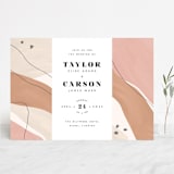 "Formation" - Wedding Invitations in Terracota by Olivia Goree - Front