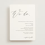 "We Do" - Wedding Invitations in Ink by lulu and isabelle - Front