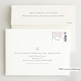 "Tara" - Wedding Invitations in Blush by Kampai Designs - FREE Recipient Addressing
