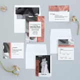 "Alexis" - Wedding Invitations in Coral by Calee A.H. Cecconi - Invitation Suite