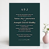 "Snippet" - Wedding Invitations in Pine by Sarah Brown - Front