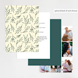"Snippet" - Wedding Invitations in Pine by Sarah Brown - Back of Card