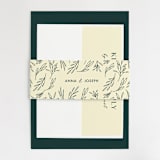 "Snippet" - Wedding Invitations in Pine by Sarah Brown - Assembled