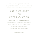 "New England" - Wedding Invitations in Fern by Megan Davis - Close-Up