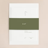 "New England" - Wedding Invitations in Fern by Megan Davis - Assembled
