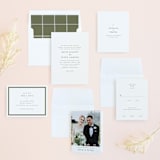 "New England" - Wedding Invitations in Fern by Megan Davis - Invitation Suite
