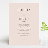 "Adora" - Wedding Invitations in Dawn by Leah Bisch - Front