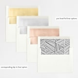 "Adora" - Wedding Invitations in Dawn by Leah Bisch - Envelope Liner Options