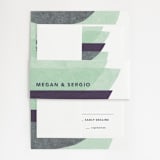 "tissue union" - Wedding Invitations in Cucumber by Carrie Moradi - Assembled