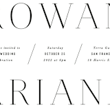 "Namely" - Wedding Invitations in Pearl by Hooray Creative - Close-Up