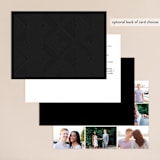 "Typography" - Wedding Invitations in Pearl by lena barakat - Back of Card