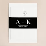 "Typography" - Wedding Invitations in Pearl by lena barakat - Assembled