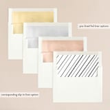 "Catherine" - Wedding Invitations in Natural by Kayla Dawson - Envelope Liner Options