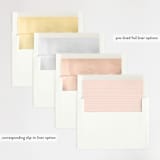 "Textured Dots" - Wedding Invitations in Blush by Emily Sabol Goss - Envelope Liner Options