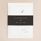 "Ridgeline" - Wedding Invitations in Ivory by Eric Clegg - Assembled