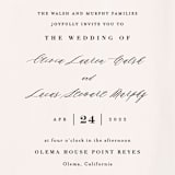 "Crush" - Wedding Invitations in Buttery by Carolyn MacLaren - Close-Up