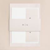 "Crush" - Wedding Invitations in Buttery by Carolyn MacLaren - Assembled