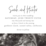 "Eloquent" - Wedding Invitations in Coal by Mansi Verma - Close-Up