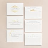"Eloquent" - Wedding Invitations in Coal by Mansi Verma - Foil Envelopes Available