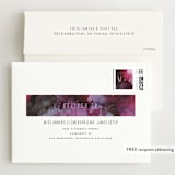 "Aurora" - Wedding Invitations in Raspberry by Itsy Belle Studio - FREE Recipient Addressing