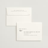 "Modern Bliss" - Wedding Invitations in Cream by Elly - FREE Recipient Addressing