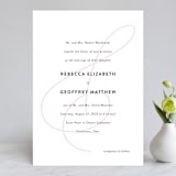 "AND" - Wedding Invitations in Carnation by Kim Dietrich Elam - Front