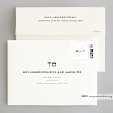 "AND" - Wedding Invitations in Carnation by Kim Dietrich Elam - FREE Recipient Addressing