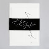 "Bare" - Wedding Invitations in Cloud by Kelly Nasuta - Assembled