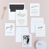 "Why Knot" - Wedding Invitations in Ebony by Karen Glenn - Invitation Suite