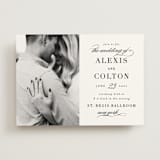 "Charming" - Wedding Invitations in Pearl by AK Graphics - Front