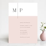 "The Ace" - Wedding Invitations in Petal by Rochelle Renee - Front