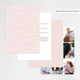 "The Ace" - Wedding Invitations in Petal by Rochelle Renee - Back of Card