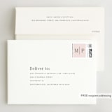 "The Ace" - Wedding Invitations in Petal by Rochelle Renee - FREE Recipient Addressing