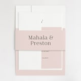 "The Ace" - Wedding Invitations in Petal by Rochelle Renee - Assembled