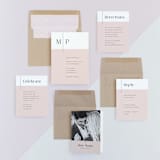 "The Ace" - Wedding Invitations in Petal by Rochelle Renee - Invitation Suite