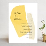 "Collage" - Wedding Invitations in Golden Rod by Ann Gardner - Front