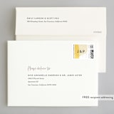 "Collage" - Wedding Invitations in Golden Rod by Ann Gardner - FREE Recipient Addressing
