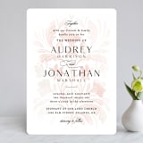 "Batikka" - Wedding Invitations in Blush by Paper Raven Co. - Front