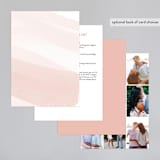 "Batikka" - Wedding Invitations in Blush by Paper Raven Co. - Back of Card