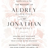 "Batikka" - Wedding Invitations in Blush by Paper Raven Co. - Close-Up