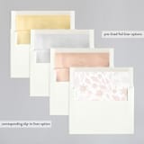 "Batikka" - Wedding Invitations in Blush by Paper Raven Co. - Envelope Liner Options