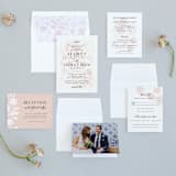 "Batikka" - Wedding Invitations in Blush by Paper Raven Co. - Invitation Suite