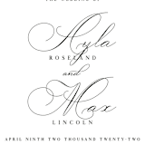 "Sweet Nothings" - Wedding Invitations in Linen by Keen Peachy - Close-Up