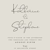 "sweet sweet elegance" - Wedding Invitations in Dutch Cream by frances mathys - Close-Up