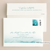 "New Wave" - Wedding Invitations in Marine by Kaydi Bishop - FREE Recipient Addressing