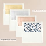 "Southern Comfort" - Wedding Invitations in French Blue by Chris Griffith - Envelope Liner Options