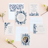 "Southern Comfort" - Wedding Invitations in French Blue by Chris Griffith - Invitation Suite
