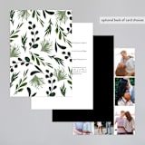 "Agave & Greens" - Wedding Invitations in Ivory by Susan Moyal - Back of Card
