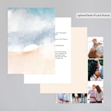 "Sea and Sand" - Wedding Invitations in Cortez by Jenny Partrite - Back of Card