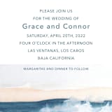 "Sea and Sand" - Wedding Invitations in Cortez by Jenny Partrite - Close-Up